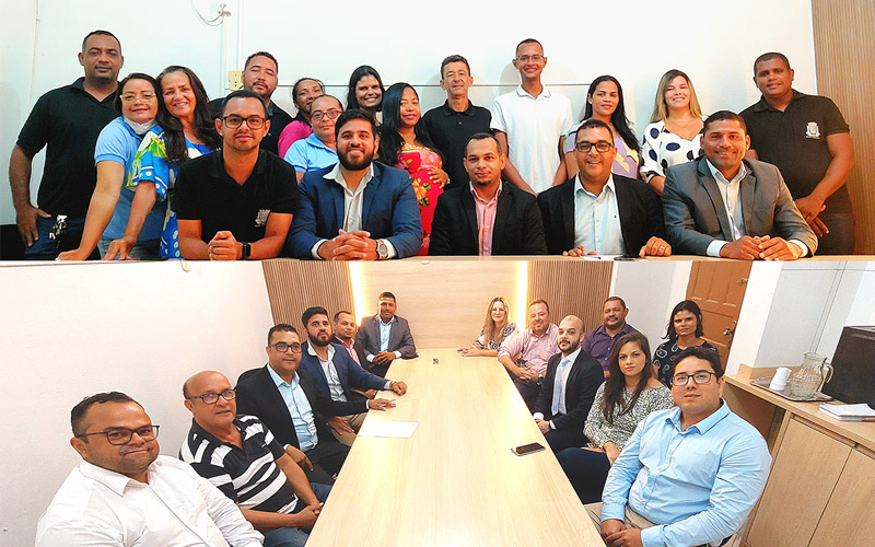 Reunião com Servidores da Câmara Municipal de Itabela e a nova Mesa Diretora